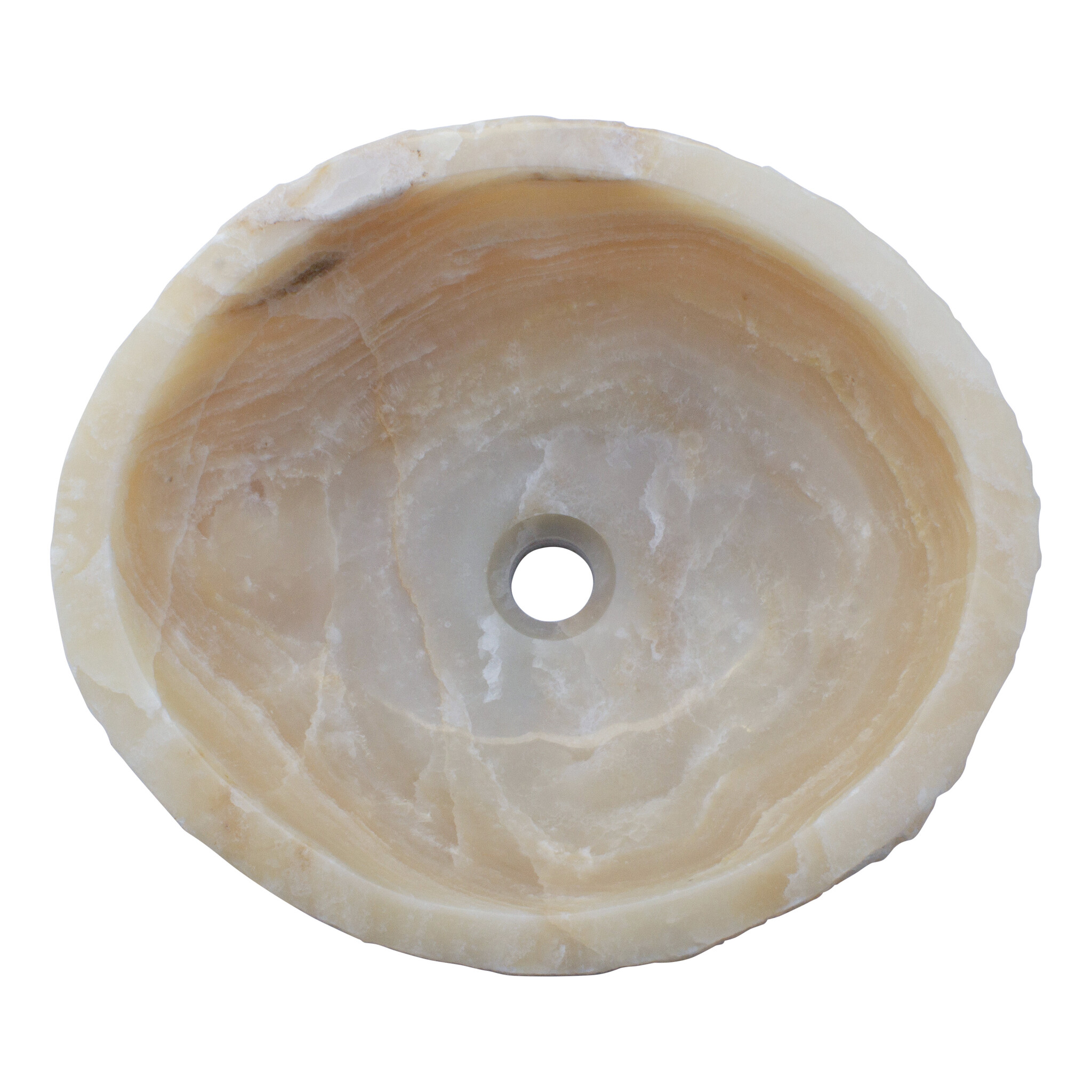 Indomarmer Set Waschbecken aus Onyx