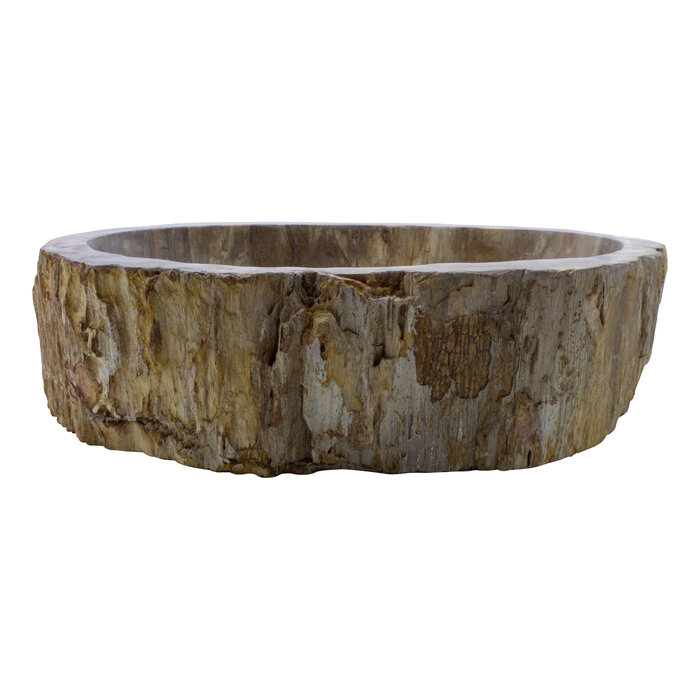 Indomarmer Petrified Wood Washbasin Set