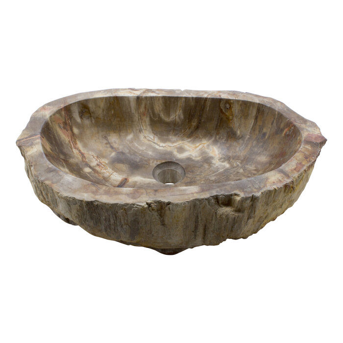 Indomarmer Petrified Wood Washbasin Set