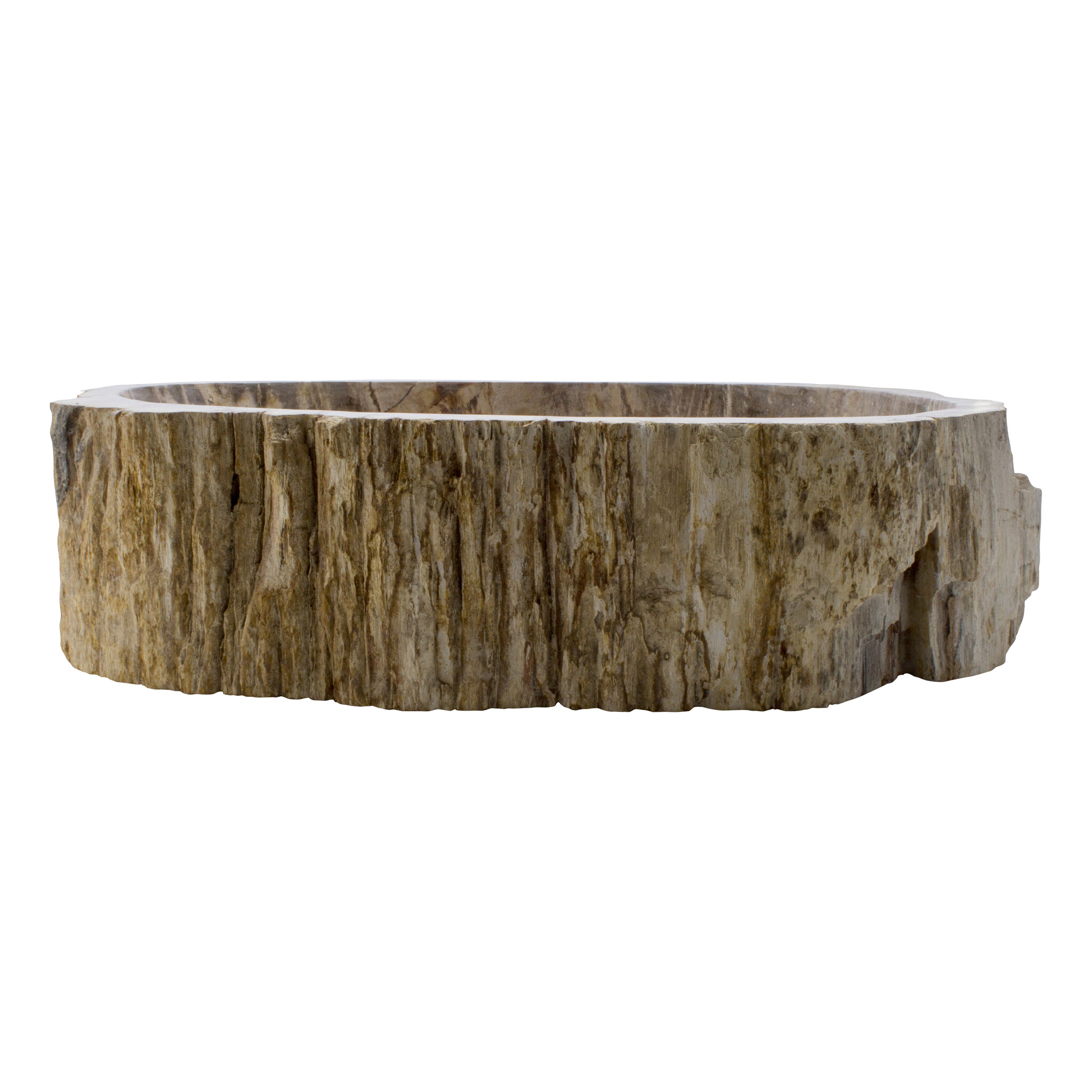 Indomarmer Petrified Wood Washbasin Set