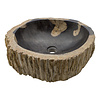 Washbasin of Petrified Wood 50x42x15cm