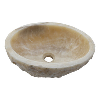 Indomarmer WC-Becken aus Onyx 41x32x15cm