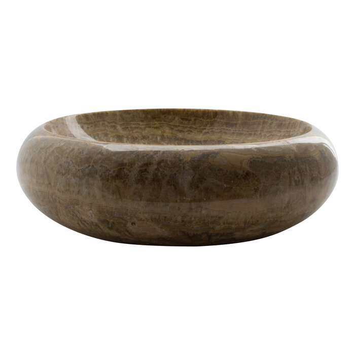 Indomarmer Sunset Onyx Wash bowl Donut Ø 40 x H 12 cm