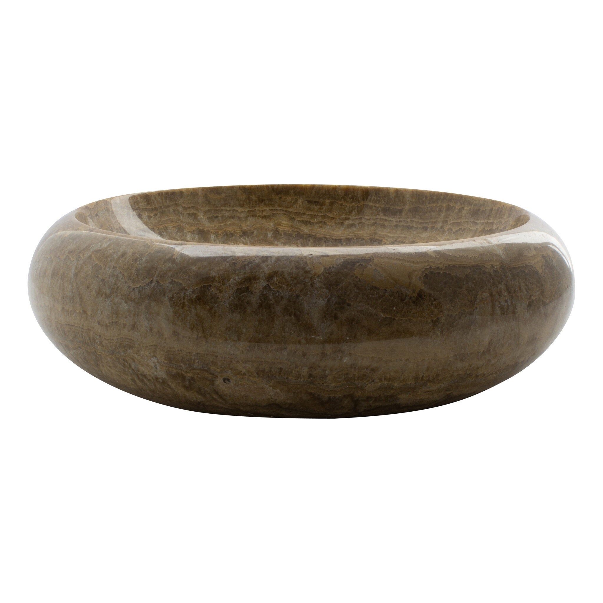 Indomarmer Sunset Onyx Wash bowl Donut Ø 40 x H 12 cm