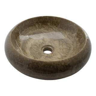 Indomarmer Sunset Onyx Wash bowl Donut Ø 40 x H 12 cm
