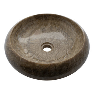 Indomarmer Sunset Onyx Waschbecken Donat Ø 40 x H 12 cm