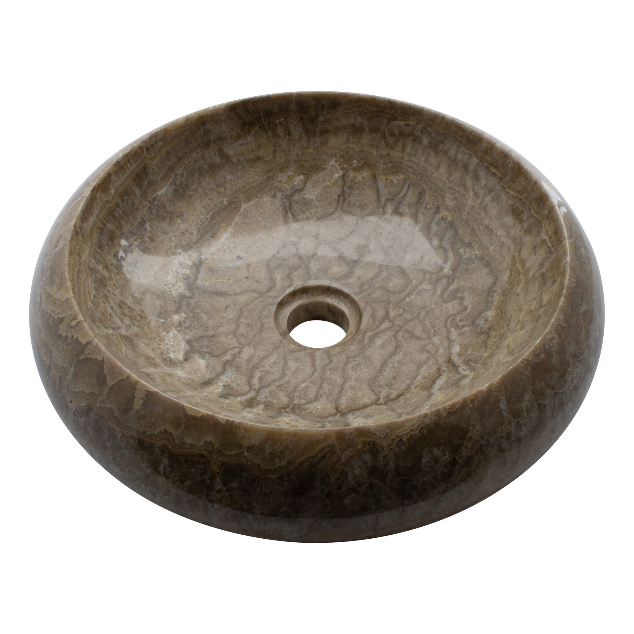 Indomarmer Sunset Onyx Waskom Donut Ø 40 x H 12 cm