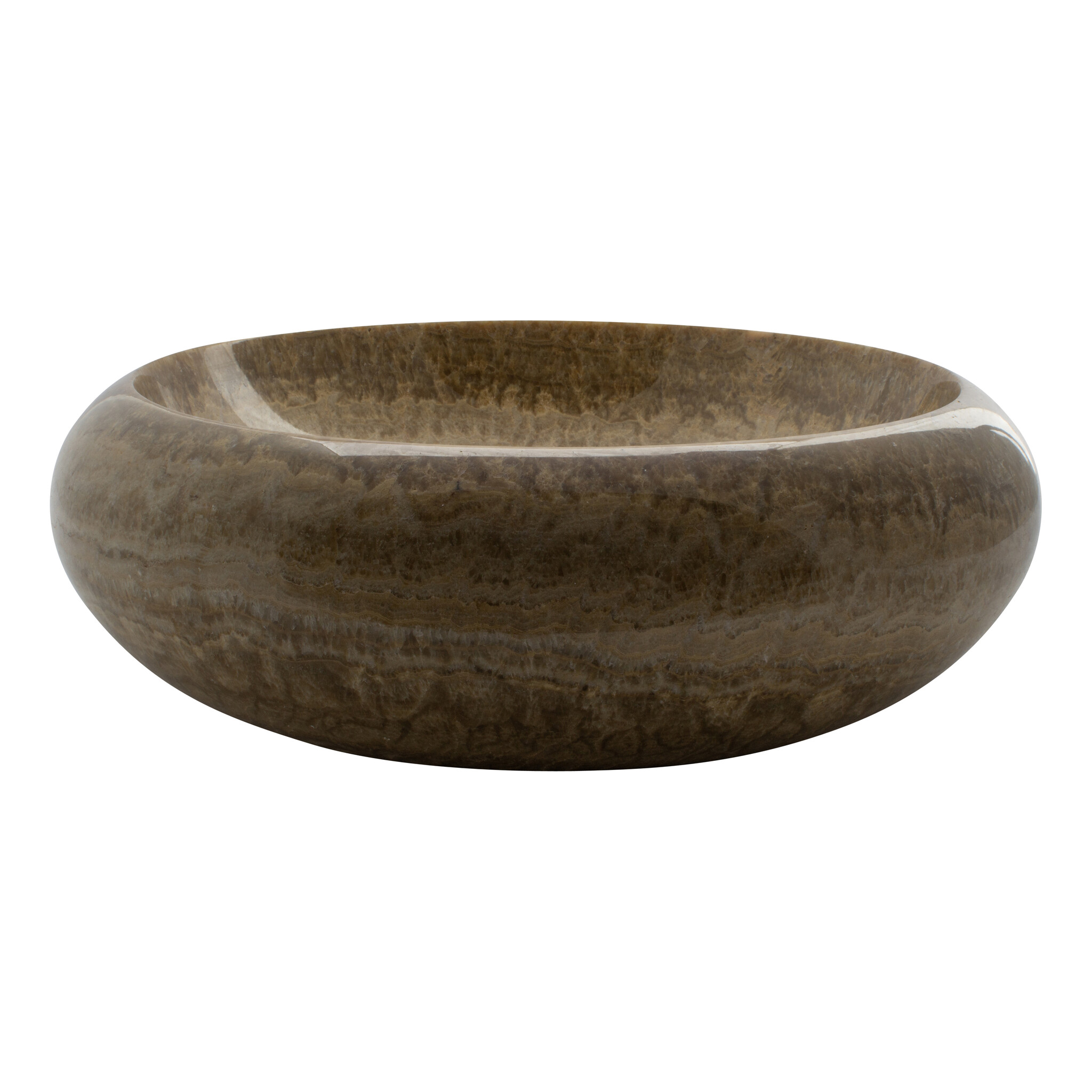 Indomarmer Sunset Onyx Waschbecken Donat Ø 40 x H 12 cm