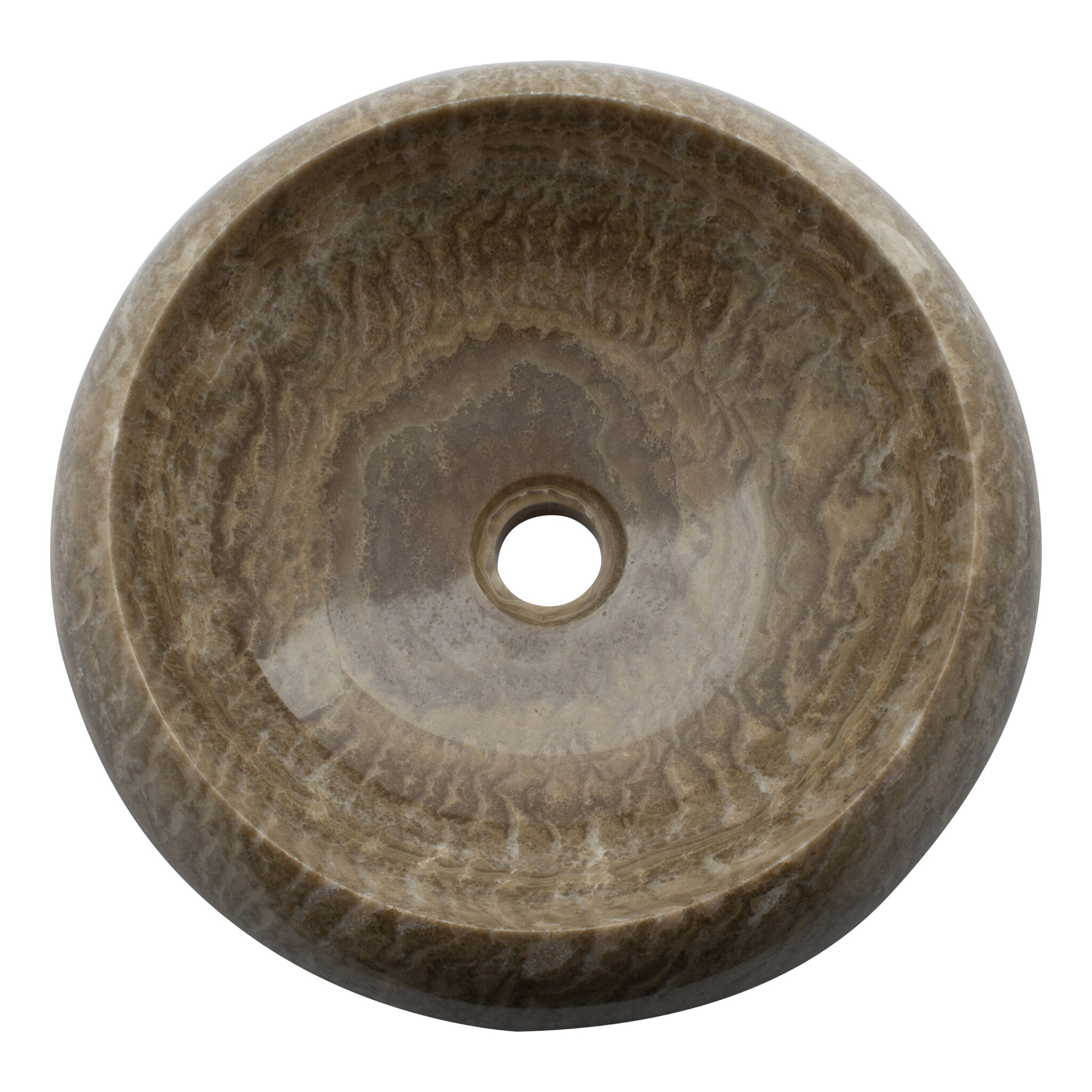 Indomarmer Sunset Onyx Wash bowl Donut Ø 40 x H 12 cm