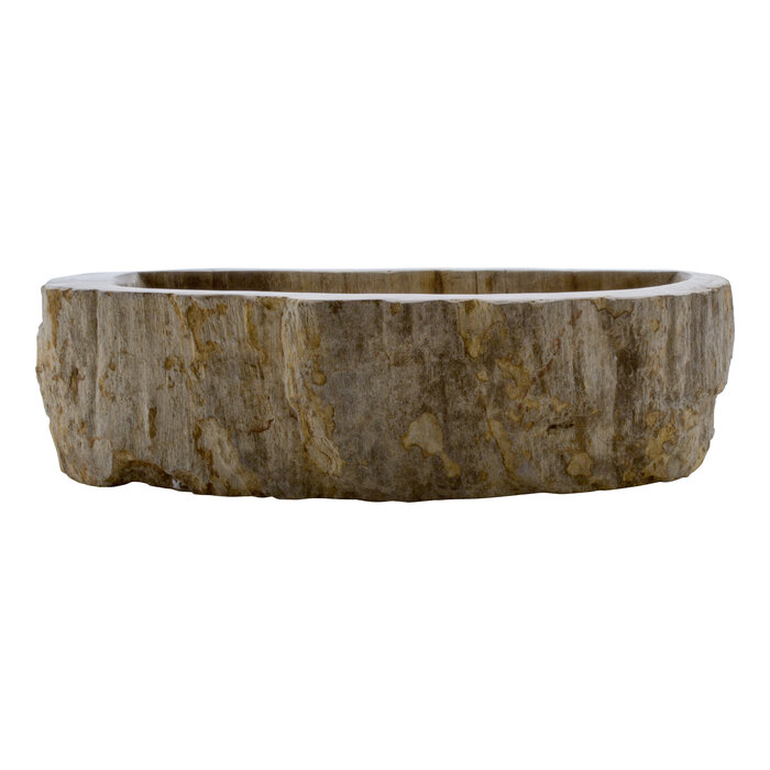 Indomarmer WC-Becken aus Versteinertes Holz