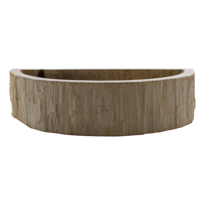 Indomarmer WC-Becken aus Versteinertes Holz