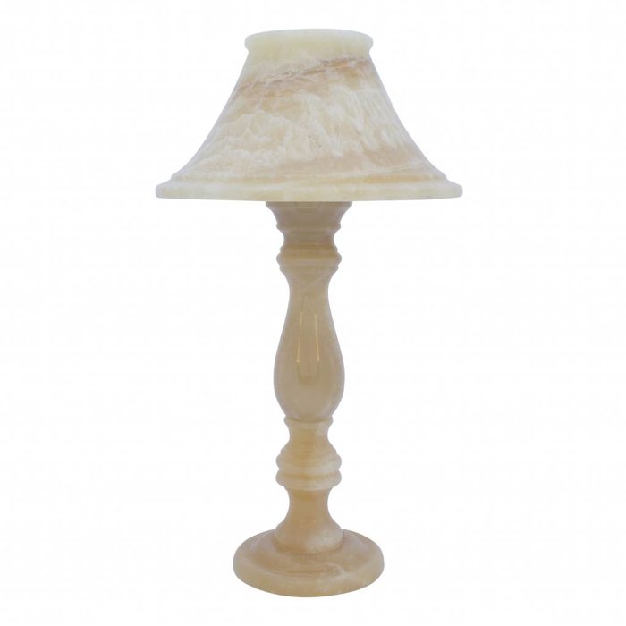 Indomarmer Schemerlamp Rond Onyx
