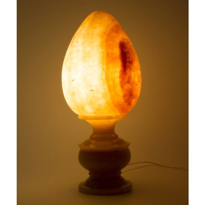 Indomarmer Egg Shape Lamp Onyx