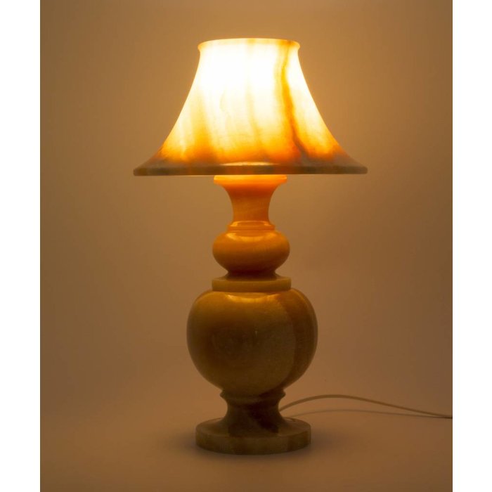 Indomarmer Table lamp Round Onyx