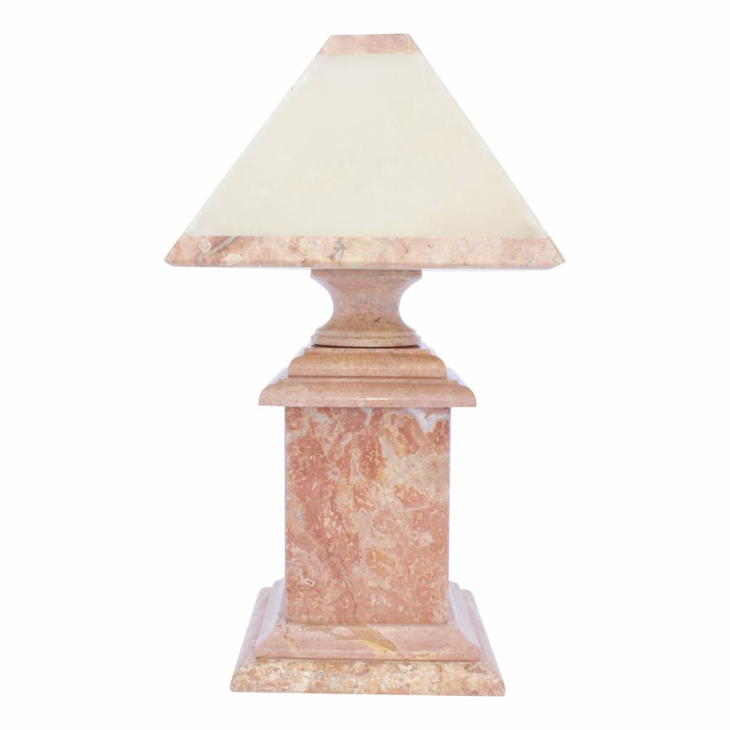 Indomarmer Corner Lamp Onyx & Marble