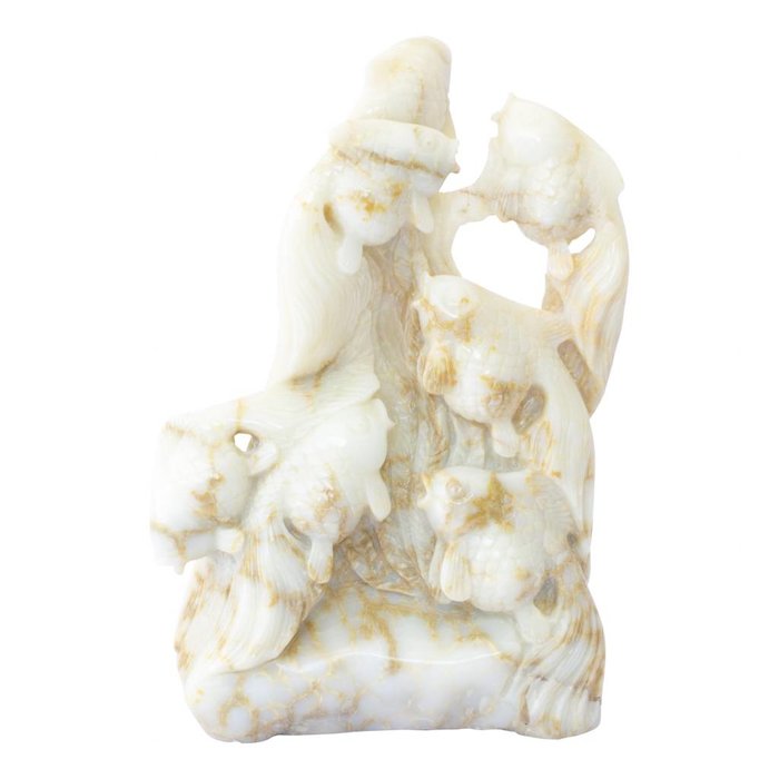 Indomarmer Swimming Fishes Onyx