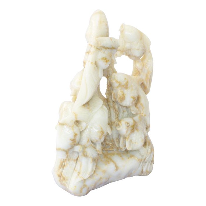 Indomarmer Swimming Fishes Onyx