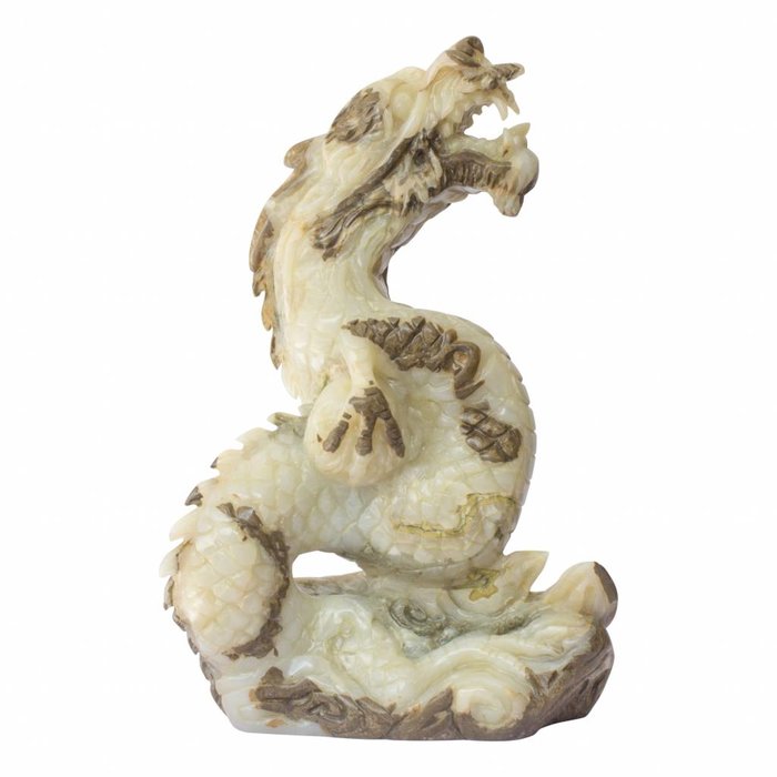 Indomarmer Chinesischer Drache aus Onyx