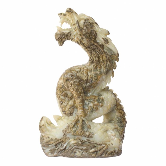 Indomarmer Chinesischer Drache aus Onyx