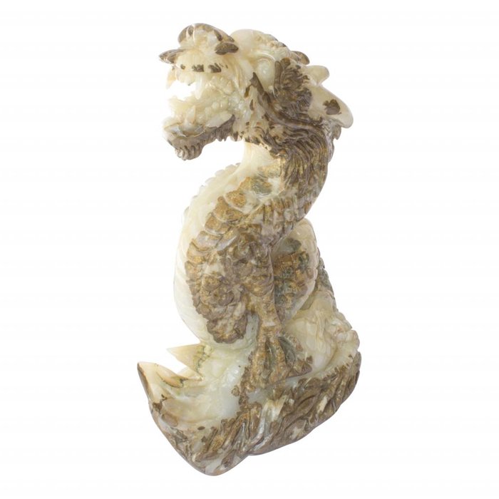 Indomarmer Chinesischer Drache aus Onyx