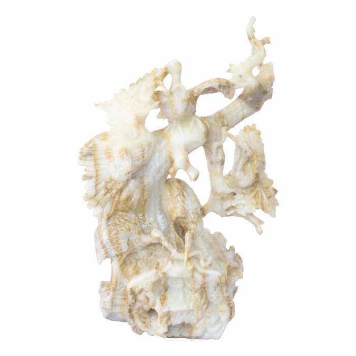 Indomarmer Störche aus onyx