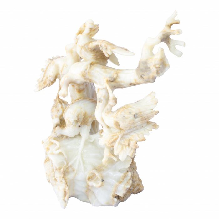 Indomarmer Störche aus onyx