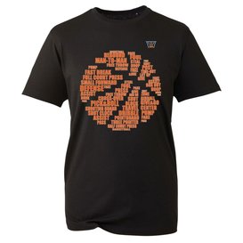 Basketball Icon Text logo T-shirt