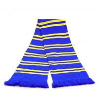 Topfanz Sjaal blauw met gele strepen - STVV