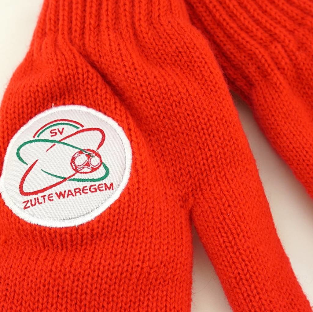 Topfanz Handschoenen rood - L - Zulte Waregem