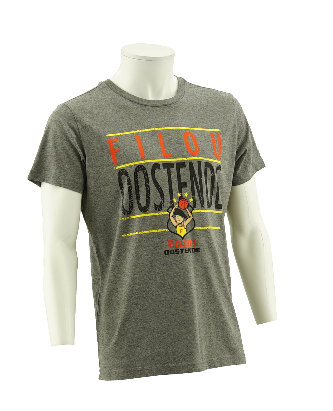 Topfanz T-shirt grey Filou Oostende