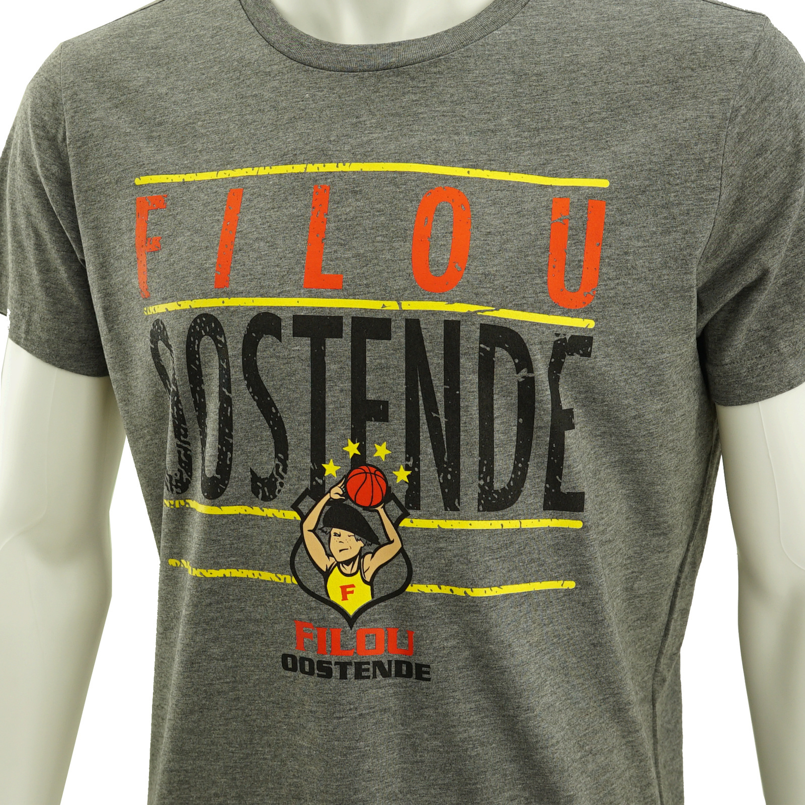 Topfanz T-shirt grey Filou Oostende