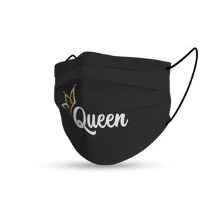 Face mask black queen