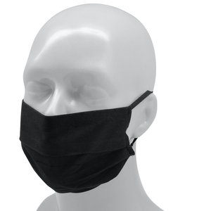 Masque Polyester Réutilisable (Adulte) - noir
