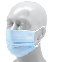 Topfanz Herbruikbaar mondmasker volwassenen - Sky blue