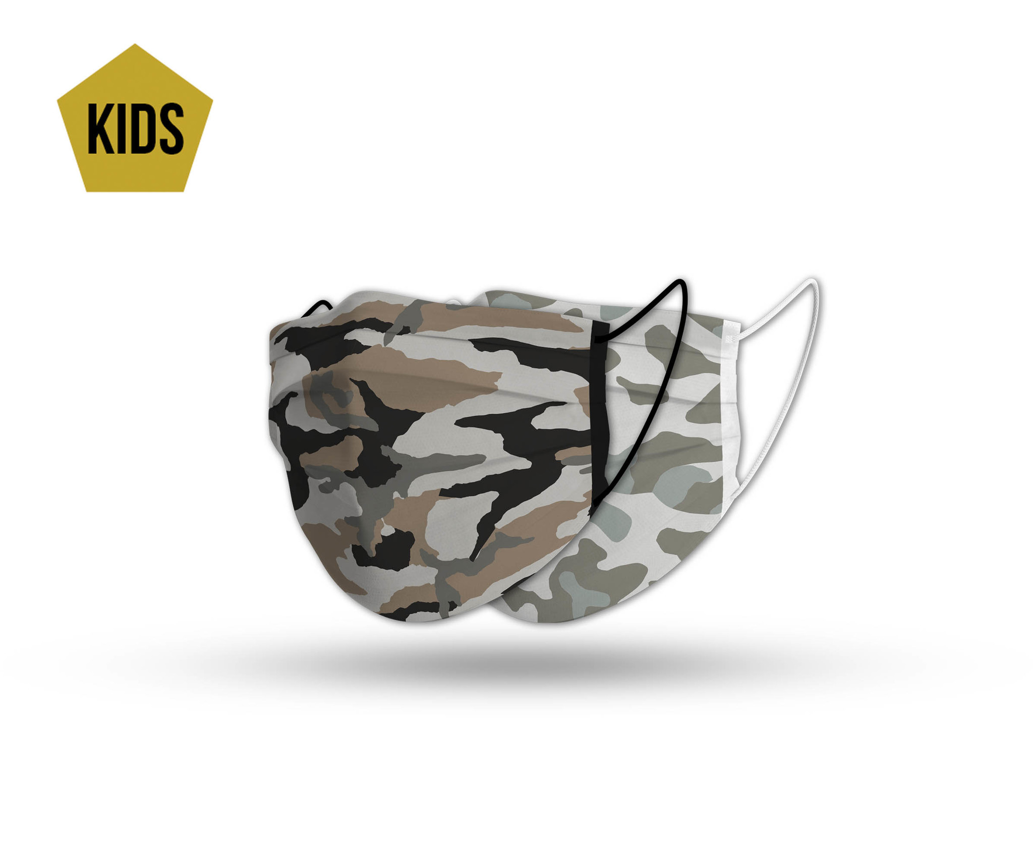 Topfanz Face mask kids camo set (2x)