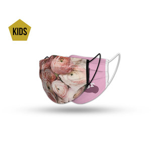 Face mask kids pink set (2x)