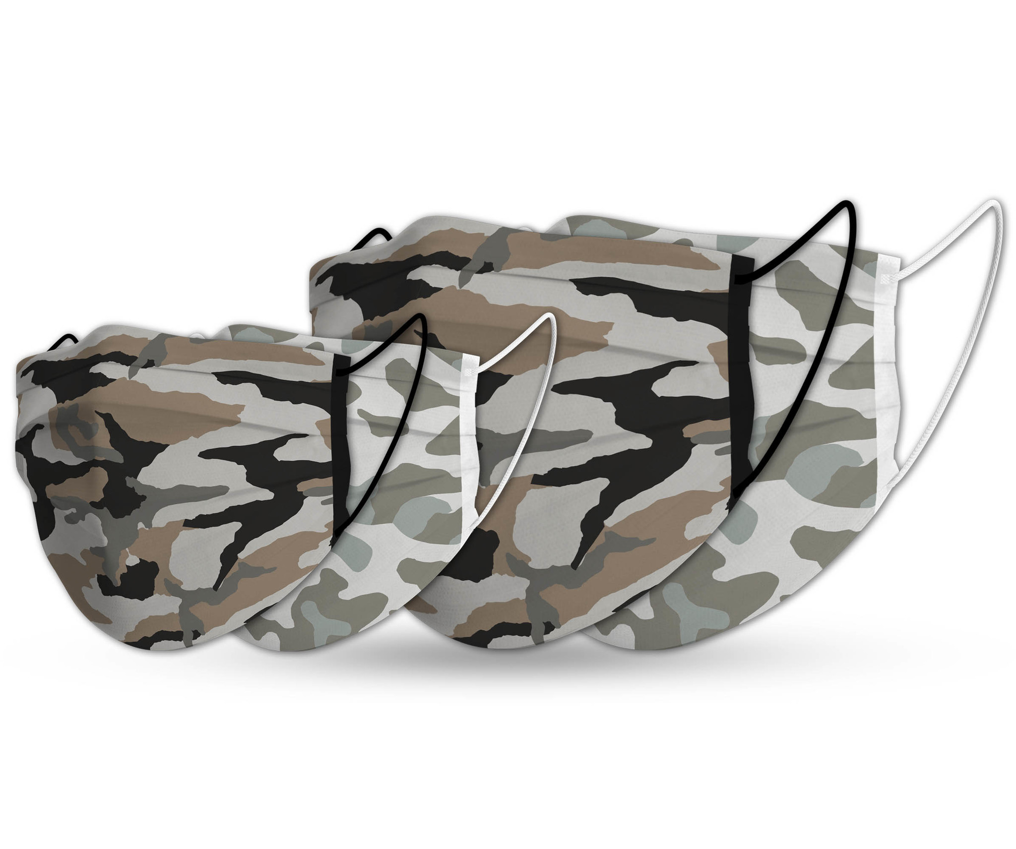 Topfanz Masque kids family camo set (4x)