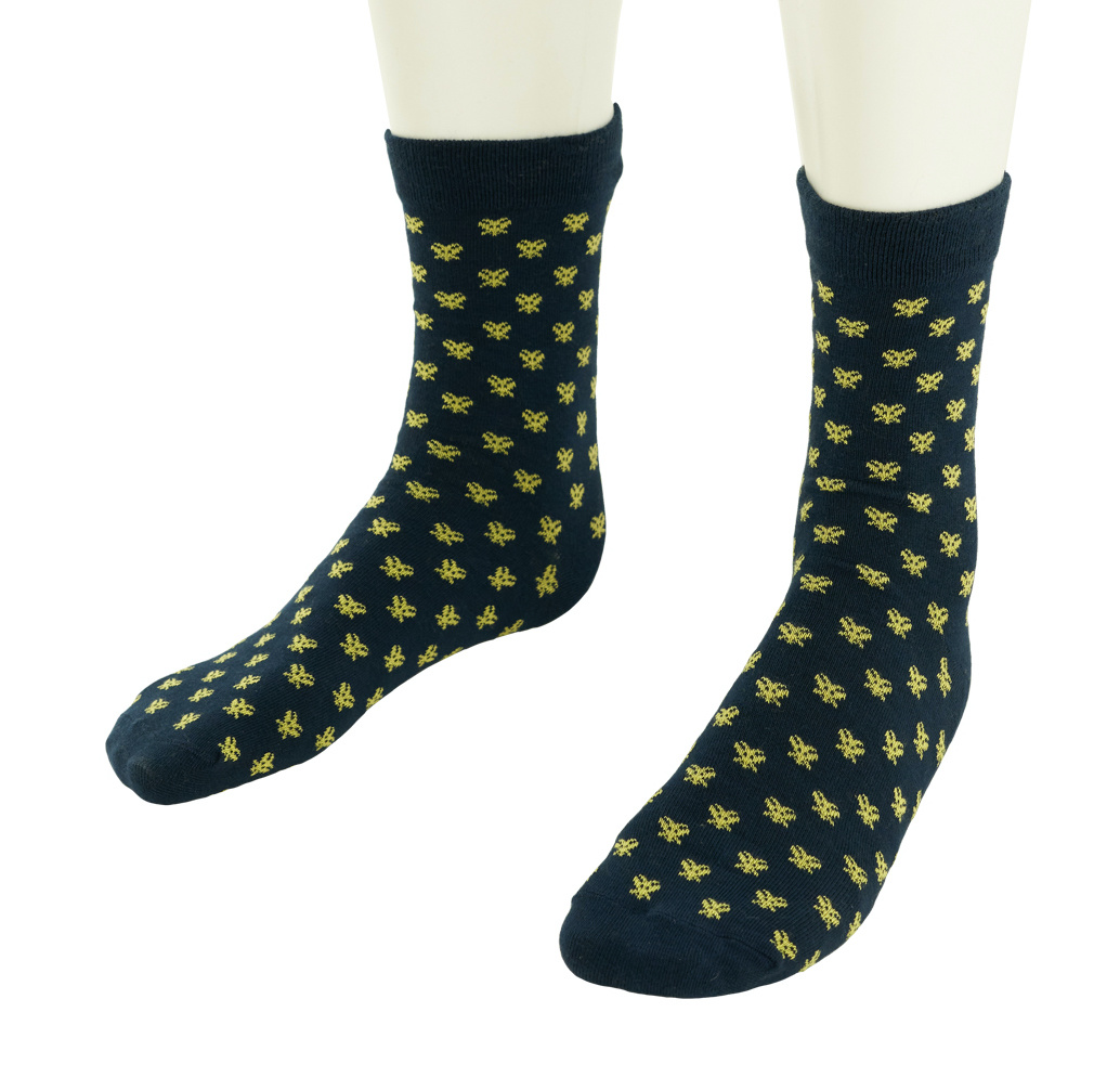 Topfanz Chaussettes duo set navy logo