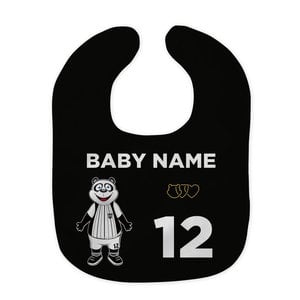 Baby bib name and number