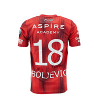 KASE Shirt Red - Matchworn vs Charleroi Player Nr 18 Aleksandar Boljevic