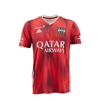 KASE Shirt Red - Matchworn vs Charleroi Player Nr 21 Adriano