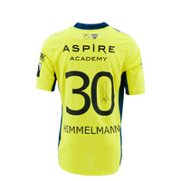 KASE Shirt Yellow - Matchworn vs Charleroi Player Nr 30 Robin Himmelmann