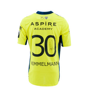 KASE Shirt Yellow - Matchworn vs Charleroi Player Nr 30 Robin Himmelmann