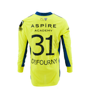 KASE Shirt Yellow - Matchworn vs Charleroi Player Nr 31 Théo Defourny