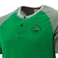 Topfanz Shirt groen - grijs