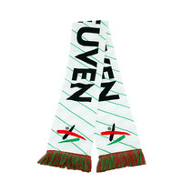 Topfanz Scarf white green stripes OH Leuven