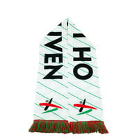 Topfanz Scarf white green stripes OH Leuven