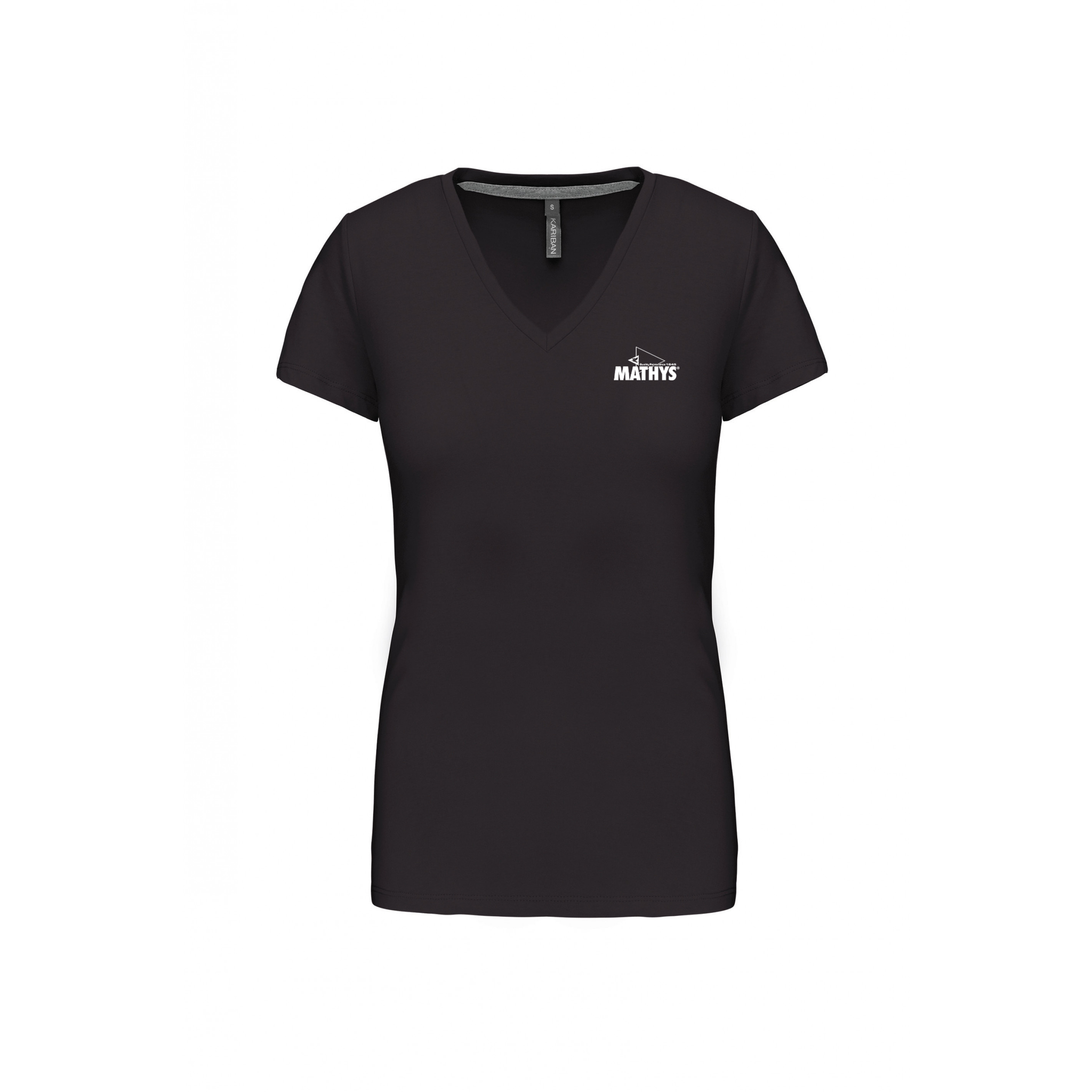 Topfanz T-shirt V dark grey Mathys femme