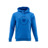 Topfanz Hoodie blauw voetbalvolkvuur cirkel