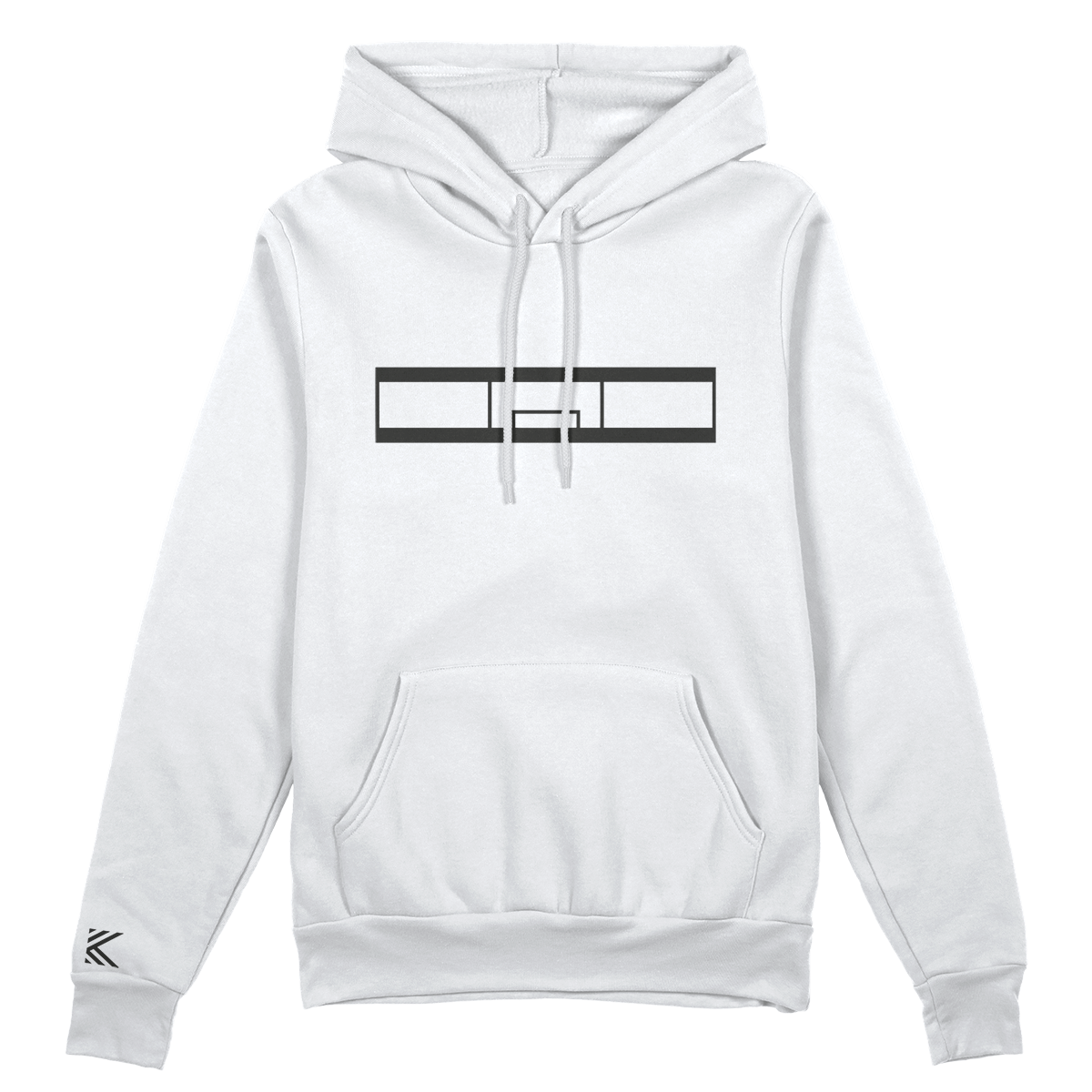 Topfanz Hoodie blanc "DE K"